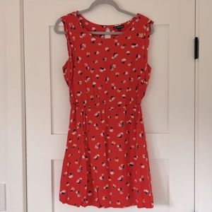 BeBop orange summer mini dress size large